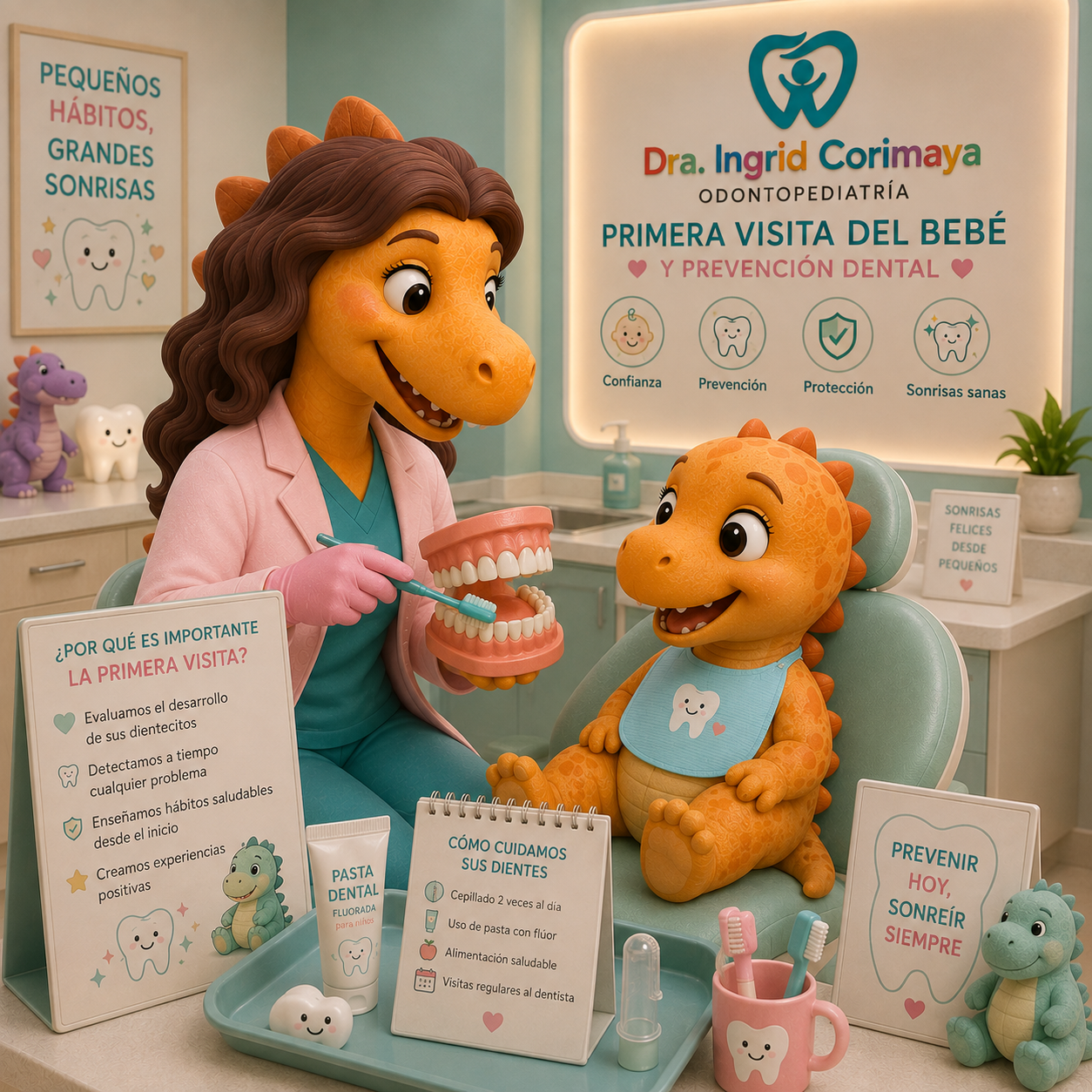 Primera visita al odontólogo